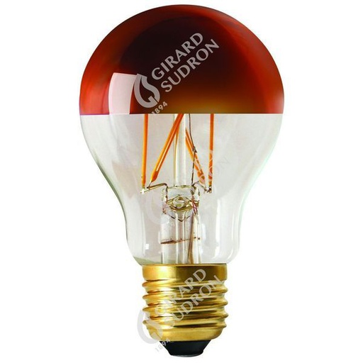 [GS15655] Standard a60 filament led calotte bronze 6w e27 27 15655