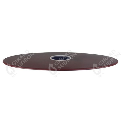 [GS300504] Abat-jour mtal disque ø300mm rouge grenat 300504