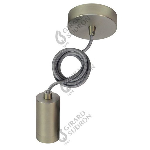 [GS187563] Suspension douille cylindre filete e27 et pavillon 187563