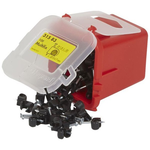 [LEG031583] Attache Multifix 5/7 Noire legrand 031583