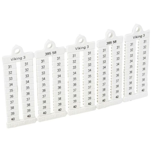 [LEG039558] Repere P.5 31 A 40 Vert. legrand 039558