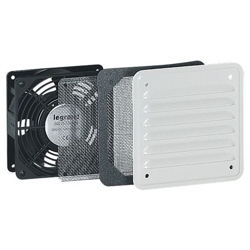 [LEG034817] Ventilateur 30/160 M³/H Avec Ouïe Métal Ip32 Ik10 Ral703 legrand 034817