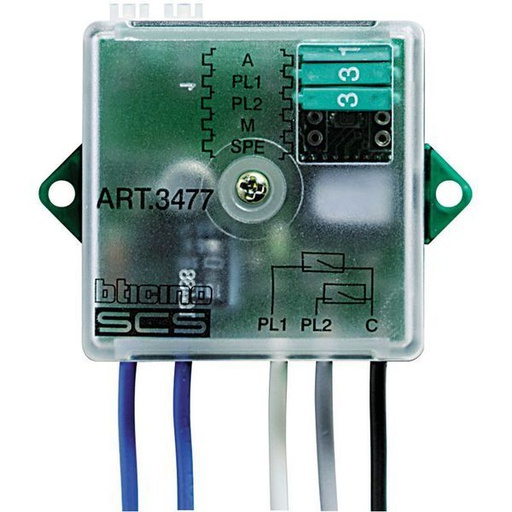 [BT3477] Interface De Contact Myhome Bus 2 Contacts Module Basic - Bticino 3477