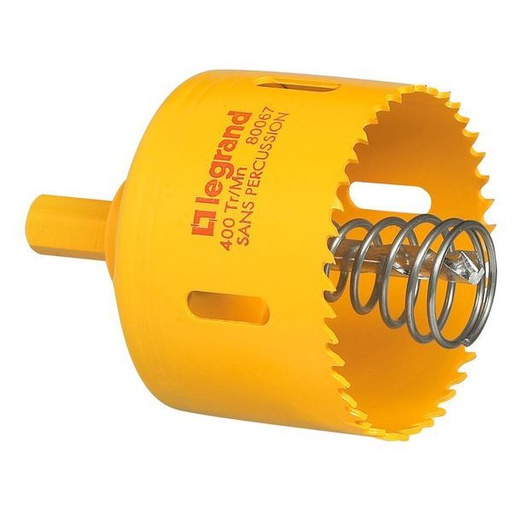 [LEG080067] Scie Cloche Ø67Mm Pour Boîte Batibox Cloisons Sèches 1 À 4 P legrand 080067