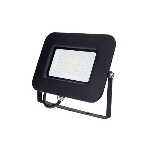 [OPT-5891] Projecteur Led Smd Noir Epistar 50W Ac170-265V 150° Ip65 2800K 70Cm Cable 5891