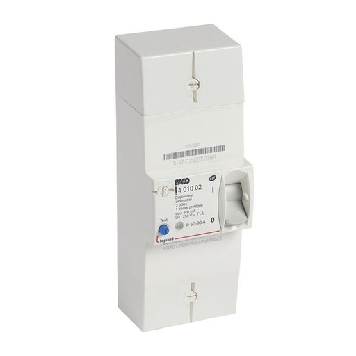 [LEG401002] Disjoncteur De Branchement Edf 2P 60/90A 500Ma legrand 401002