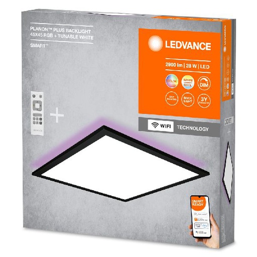 [OSR650251] Ledvance Smart+ WF PLANPLUSBL45X45 REM RGBTWBK - 650251