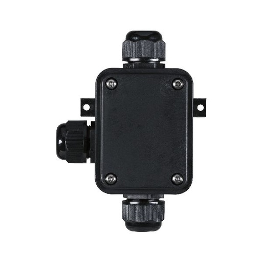 [PAU237] Boîte de connexion x3 IP68 Noir pour diamètre de câble jusqu'à 15mm