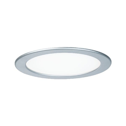 [PAU92072] Kit encastrés Quality Panel rond LED 1x18W 4000K 230V 220mm Chrome mat/plastique