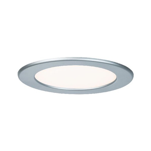 [PAU92074] Kit encastrés Quality Panel rond LED 1x12W 2700K 230V 170mm Chrome mat/plastique