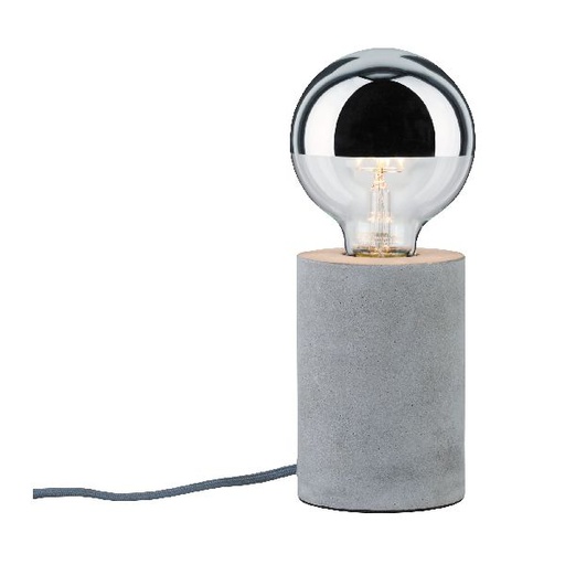 [PAU79621] Neordic Mik lampe de table rond max 1x20W E27 Gris 230V Béton