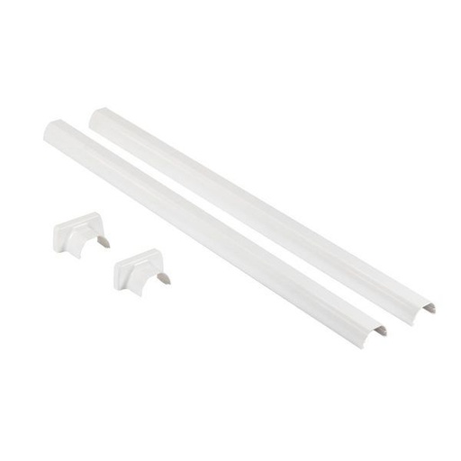 [LEG653066] Deux-Demi Couvercles Et Deux Demi Capot En Pvc Pour Perche - legrand 653066