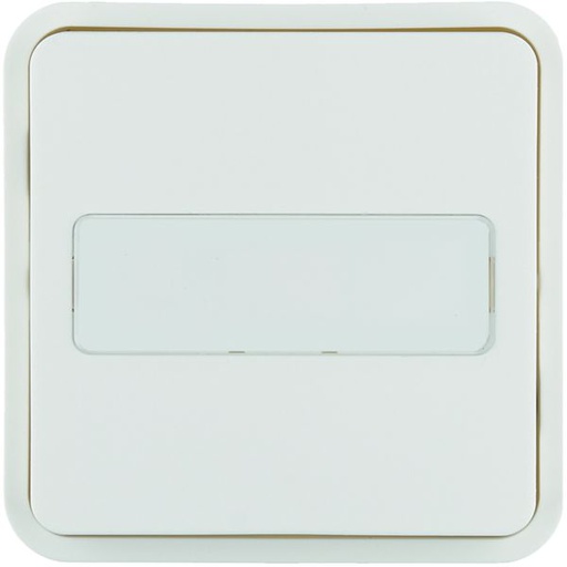 [HAG-WNT922B] Cubyko 1 touche KNX porte-étiquette coloris blanc WNT922B