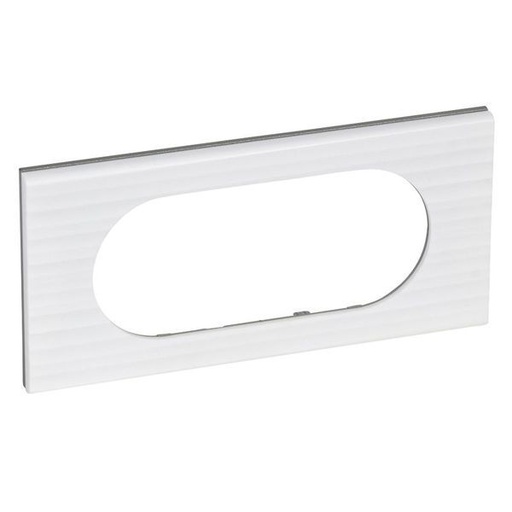 [LEG069015] Plaque Matiere 2P Etend Corian Cannele legrand 069015