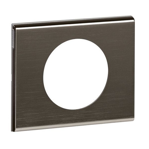 [LEG069031] Plaque Céliane Matières 1 Poste Finition Black Nickel legrand 069031