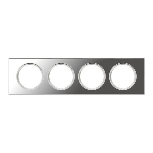 [LEG069124] Plaque 4P Verre Miroir legrand 069124