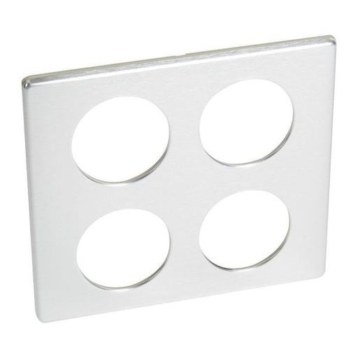 [LEG068963] Plaque 2X2 Poste Aluminium legrand 068963