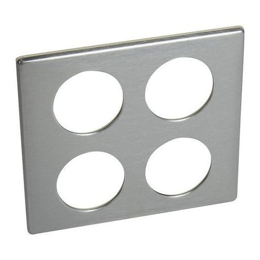 [LEG068964] Plaque 2X2 Poste Tungstene legrand 068964