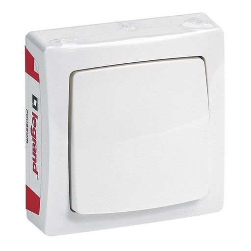 [LEG097608] Poussoir Appareillage Saillie Blanc legrand 097608