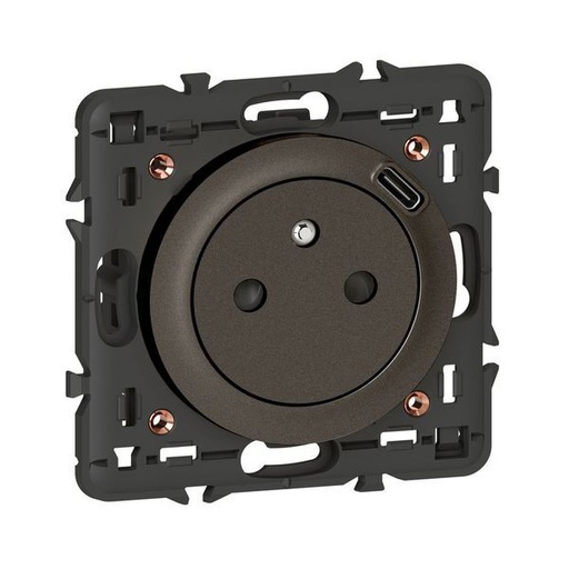 [LEG099540] Prise Surface Céliane Avec Chargeurs Typec En Face Avant De legrand 099540