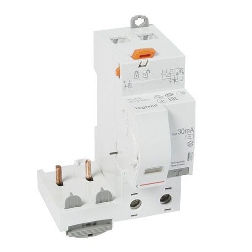 [LEG410402] Dx3 Bloc Differentiel 2P 63A Ac 30Ma legrand 410402