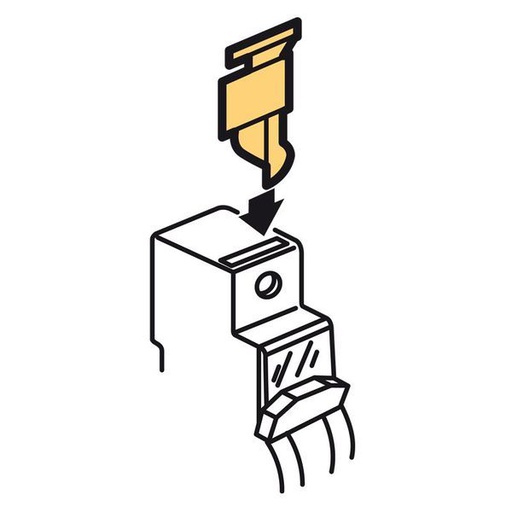 [LEG406312] Dx3 Cache Vis Plombable 1.5 Mod / Pole legrand 406312