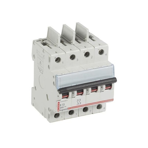 [LEG414427] Disjoncteur Bipolaire 4 Modules Courbe B 13A 800V Dc legrand 414427