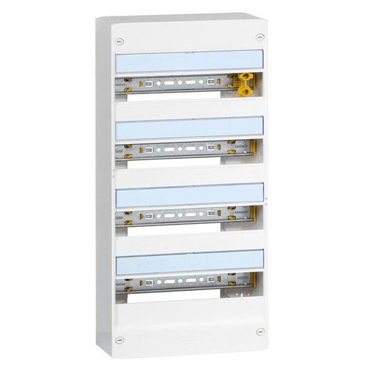 [LEG401214] Coffret Drivia 13 Modules 4 Rangées Ip30 Ik05 Blanc Ral900 legrand 401214