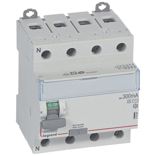 [LEG411669] Inter Diff Dx³-Id Vis/Vis Départ Bas 4P 400V~- 63A Typeac 30 legrand 411669
