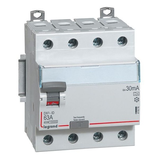 [LEG411676] Intere Diff Dx³-Id Arrivée Haut/Départ Bas Vis 4P 400V~ 63A legrand 411676