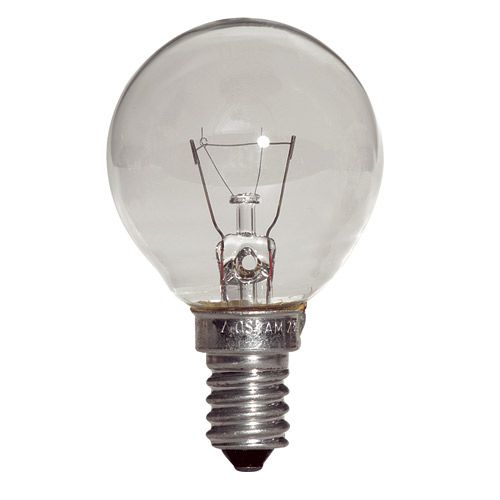 [L1214] Sphérique Claire E14 incandescent 60W 230V - L1214