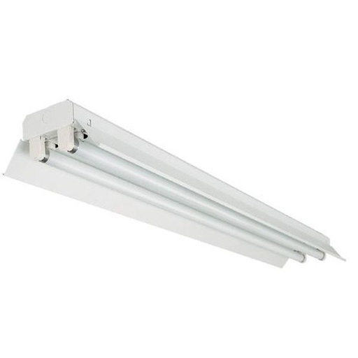 [LU1403E] Reflecteur Industriel 2x58W blanc électronique 230V