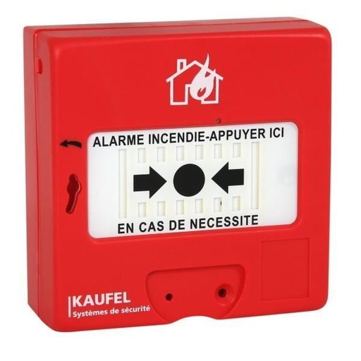 [SEC1822] Périphérique alarme / déclencheur manuel à membrane - SEC1822