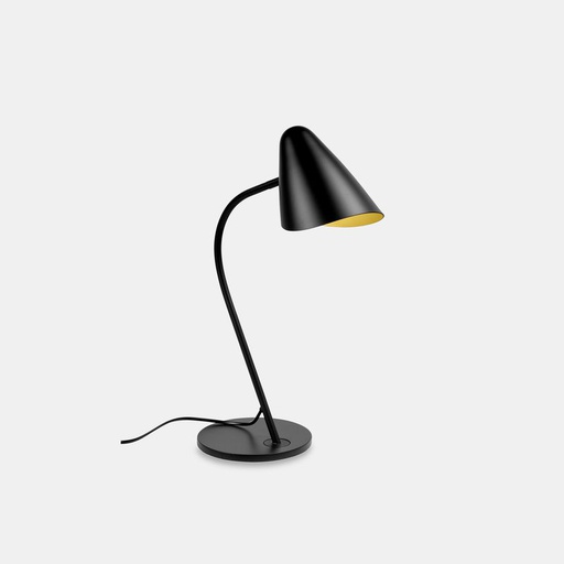 [LD1075820505] Lampe de table organic 1 x e27 23 noir doré 10-7582-05-05