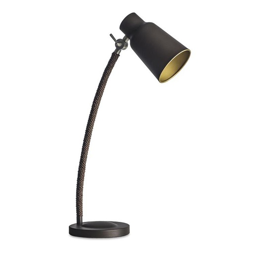 [LD104755CI23] Lampe de table funk 0 e27 23 marron foncé 10-4755-CI-23