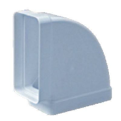 [AX-COUPH511] Coude PVC rigide horizontal 90° 55x110 