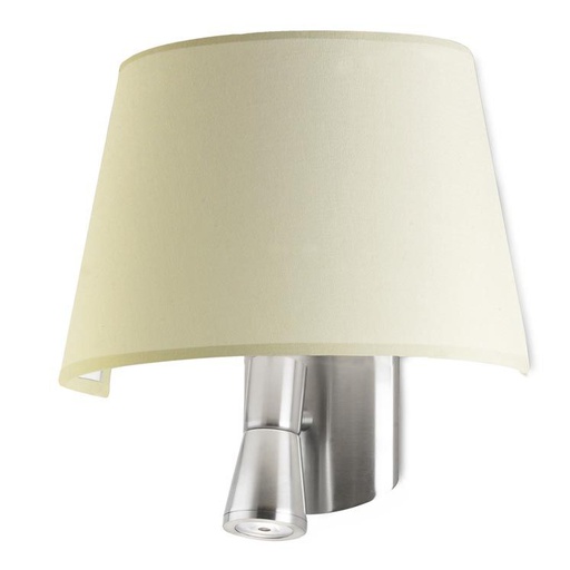 [LD0528148120] Applique balmoral 1 x LED 2 2 , 1 x e27 60 nickel 05-2814-81-20