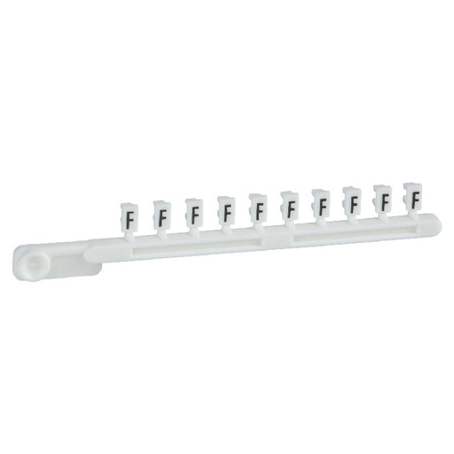 [SCHAB1GF] AB1 - repère encliquetable blanc - 25 bandes de 10 AB1GF