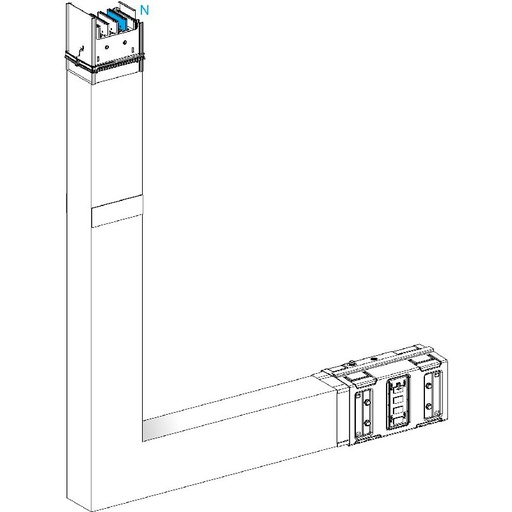 [SCHKSA1000DLE43F] Canalis KSA - coude spé. coupe feu 1000A mont haut KSA1000DLE43F