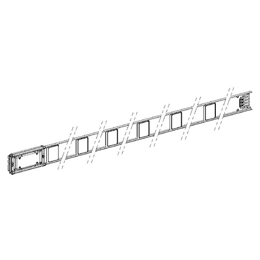 [SCHKNA40ED4306] Canalis KNA - élément droit 40A- 3m blanc 6 fenêtr KNA40ED4306