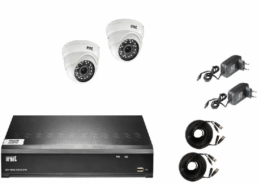 [URM1093/KAHDB] Kit Ahd 2 Camdom+1Dvr Urmet 1093/KAHDB