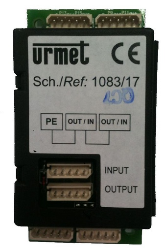 [URM1083/17] Ext Digitalisateur Bibus &amp; 2Voice 16 Bp Urmet 1083/17