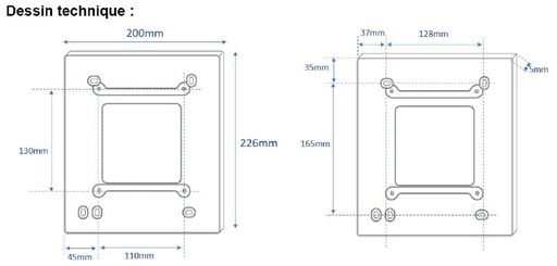 [URM1750/51] Plaque De Proprete Moniteur 1750/1 Urmet 1750/51