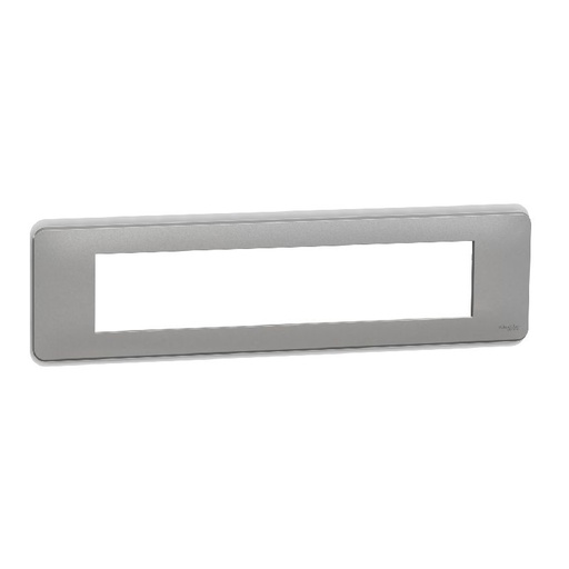 [SCHNU411030] Unica Pro - plaque de finition - Alu - 10 modules NU411030