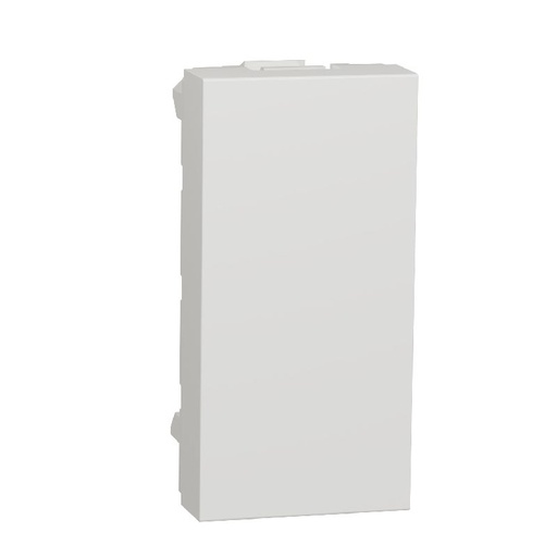 [SCHNU986518] Unica - obturateur - 1 module - Blanc - mécanisme NU986518