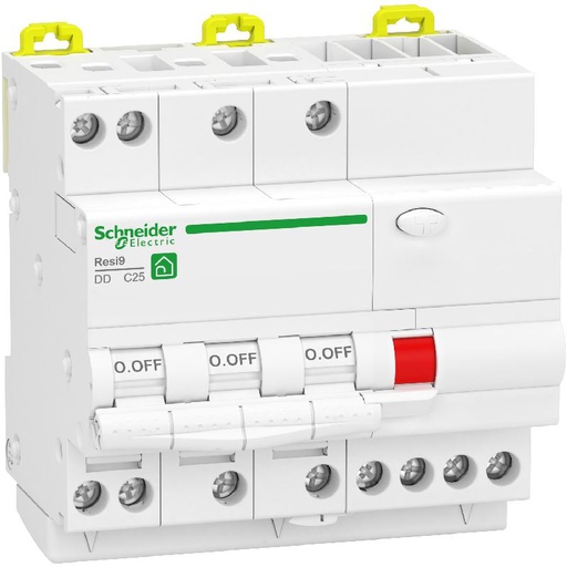 [SCHR9PDCS16] Resi9 - disjoncteur différentiel - 3P+N - 16A - 30 R9PDCS16