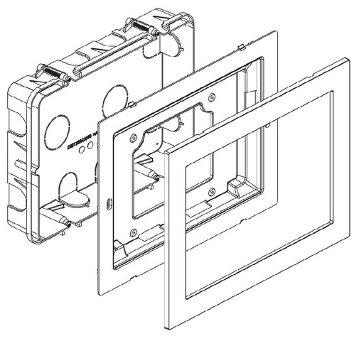 [URM1723/60] Boite Encastr Moniteur Note 2 Urmet 1723/60
