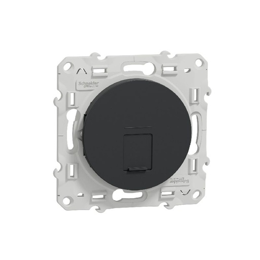 [SCHS540400] Odace, prise RJ45 Anthracite, sans connecteur S540400