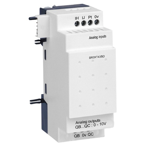 [SCHSR3XT43BD] Zelio Logic - module d'extension E/S analogique - SR3XT43BD