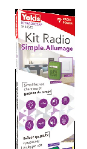 [YOKKITRADIOSAP] Kit simple allumage radio Power Yokis KITRADIOSAP